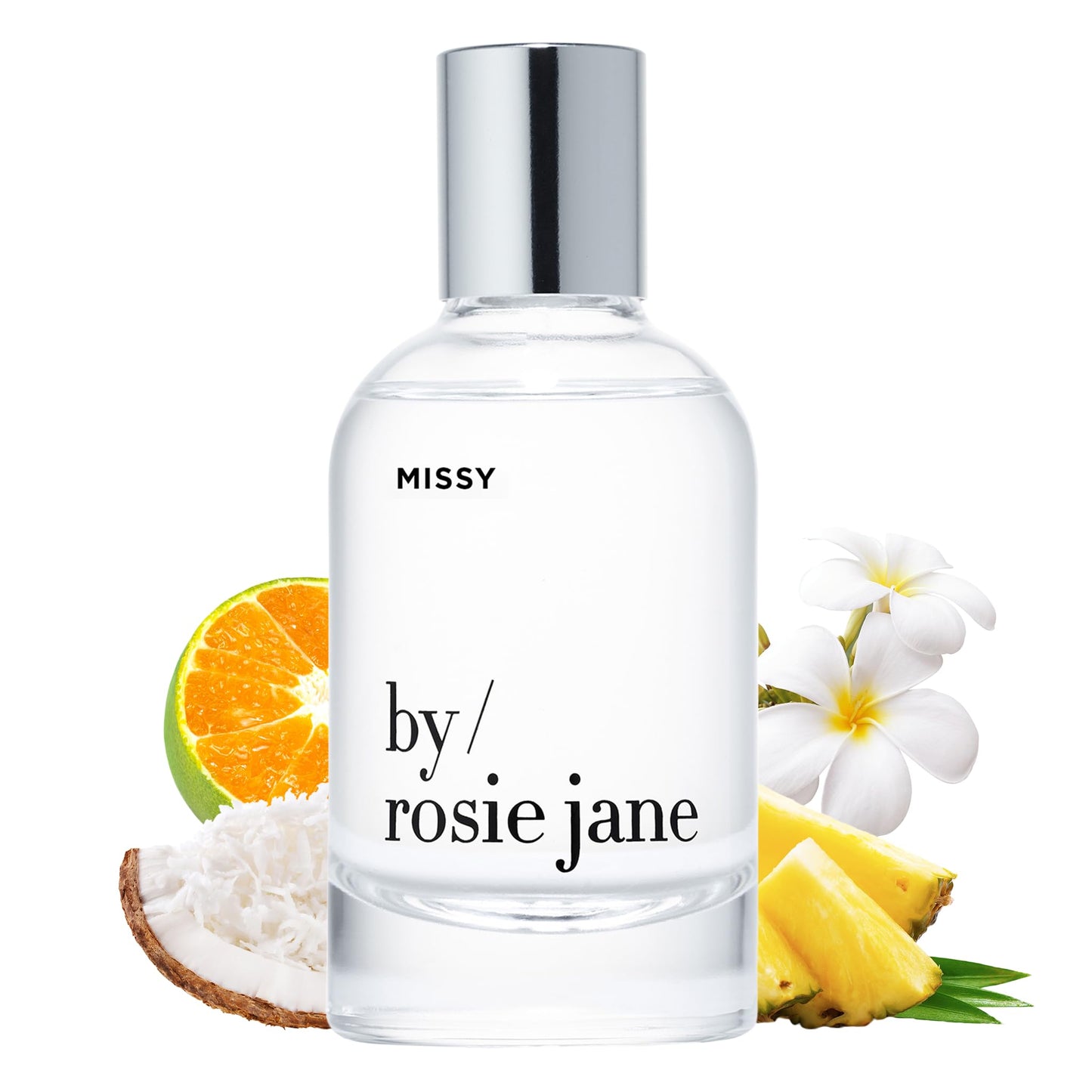 By Rosie Jane Eau De Parfum Spray (Rosie) - Clean Perfume for Women - Non-Toxic Body Mist with Notes of White Musk & Sweet Rose - Paraben, Sulfate & Phthalate Free (50ml)
