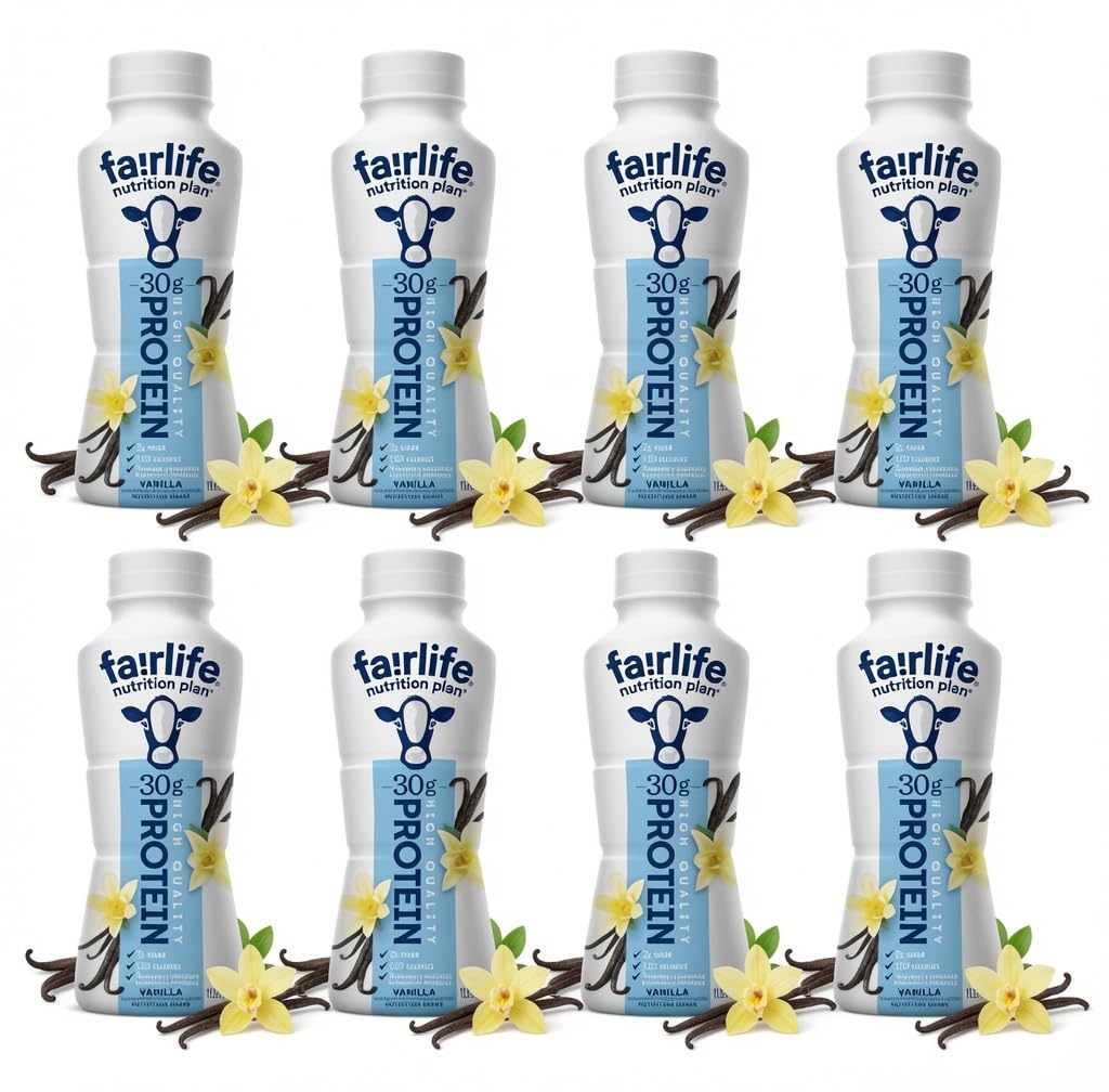 Baxter Expresss Fairlife Nutrition Plan Vanilla 30g Protein Shake 8 pack