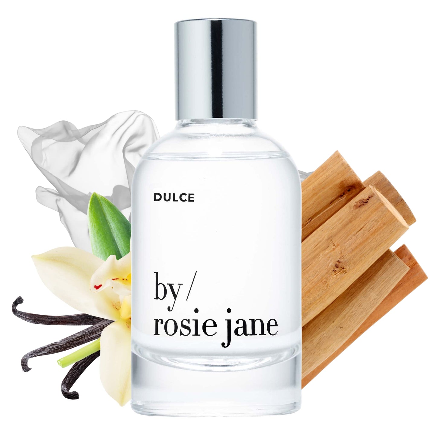 By Rosie Jane Eau De Parfum Spray (Rosie) - Clean Perfume for Women - Non-Toxic Body Mist with Notes of White Musk & Sweet Rose - Paraben, Sulfate & Phthalate Free (50ml)