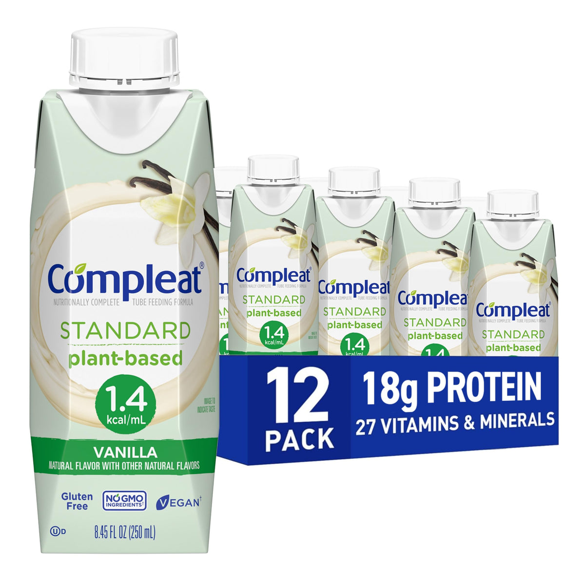 Compleat Standard 1.4mL, Vanilla Flavor, 24 Pack