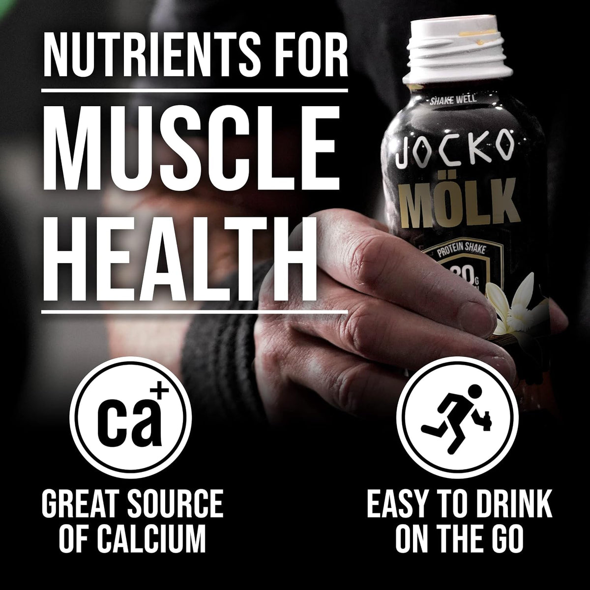 Jocko Fuel Protein Shake Bundle - Vanilla and Chocolate (24 Count)