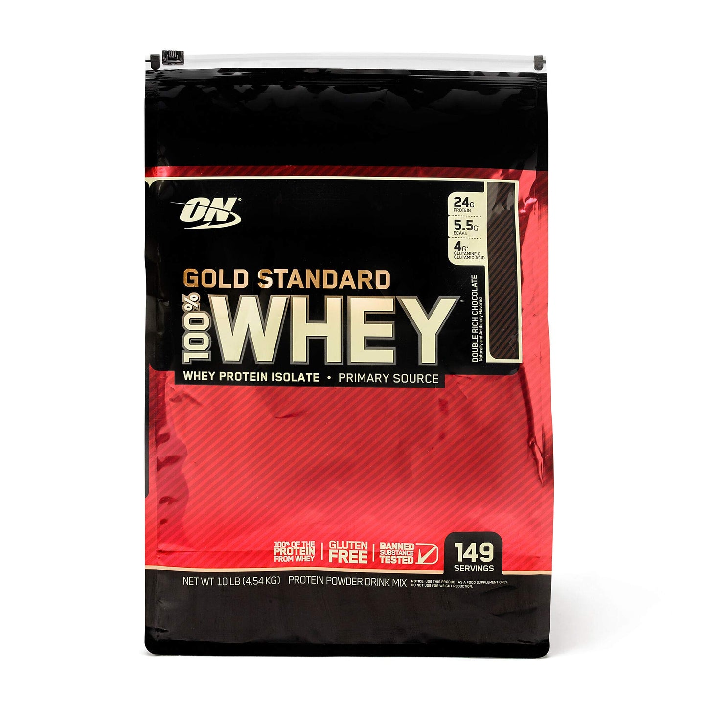 Optimum Nutrition Gold Standard 100% Whey Protein Powder, Vanilla Ice Cream, 10 Pound (Packaging May Vary)