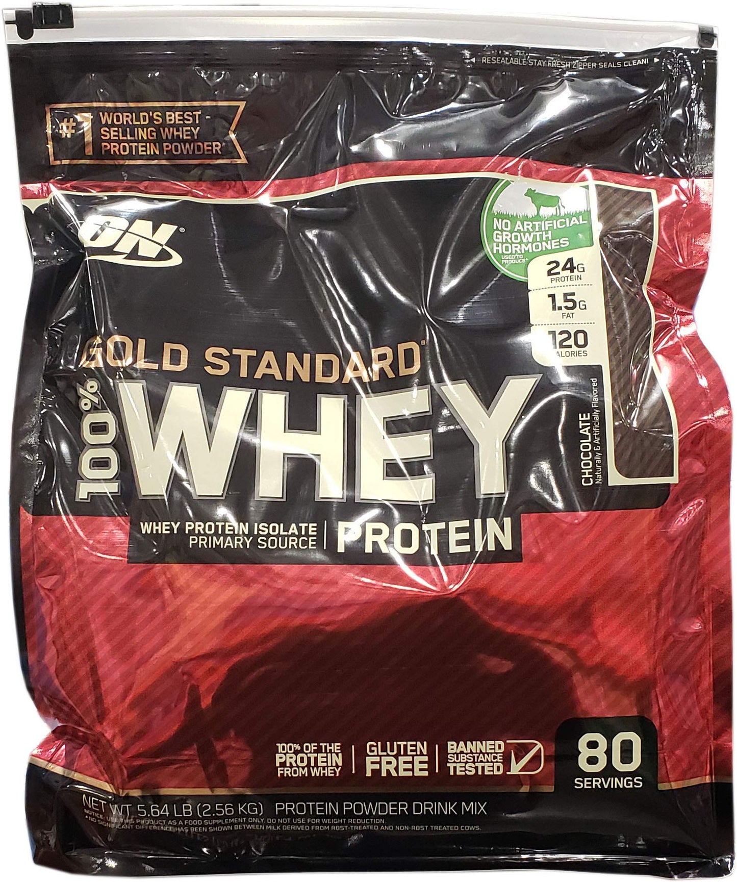 Optimum Nutrition Gold Standard 100% Whey Protein Powder, Vanilla Ice Cream, 10 Pound (Packaging May Vary)