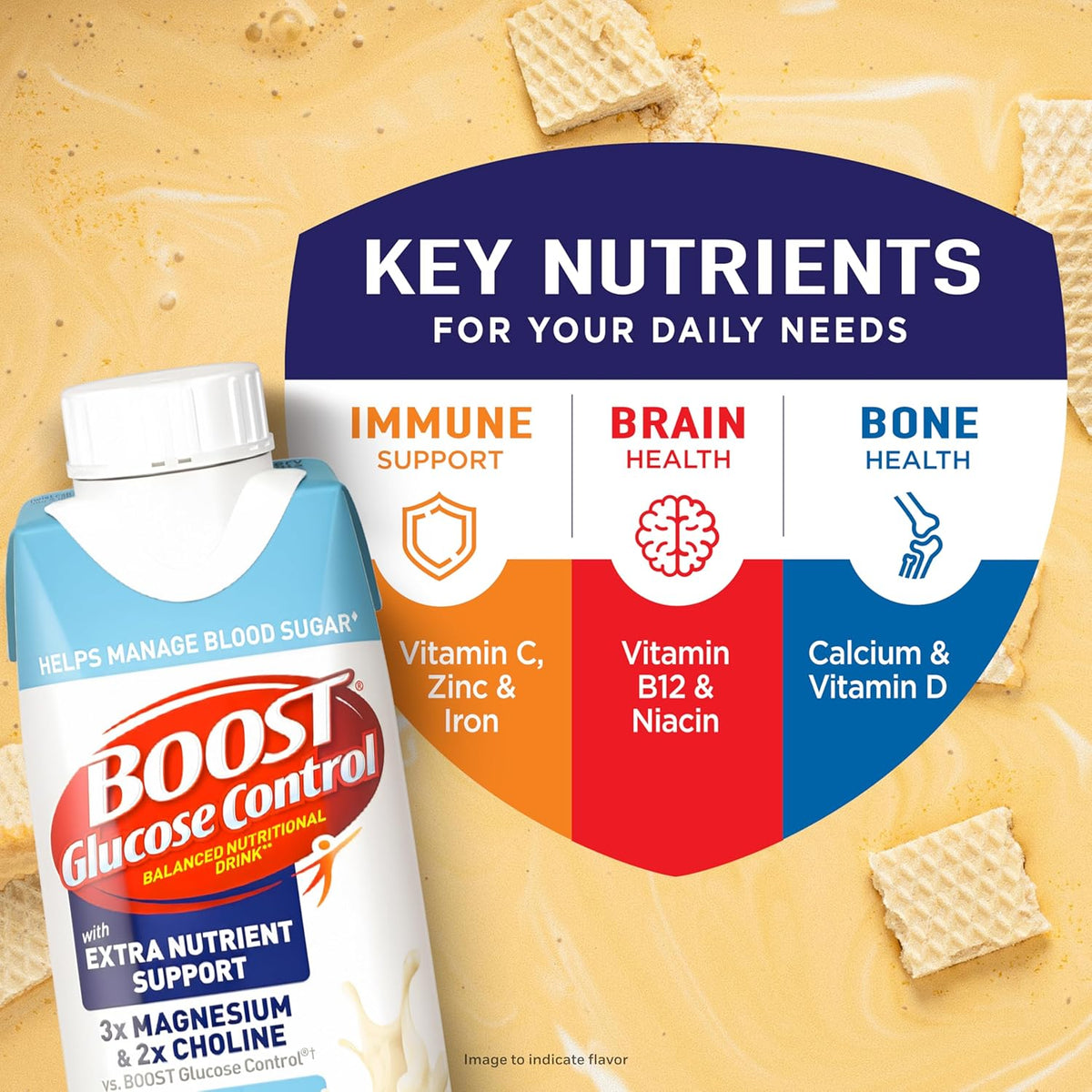 BOOST Glucose Control Ready to Drink Nutritional Drink, Vanilla, 8 FL OZ